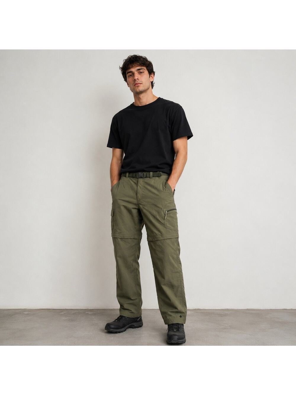 Columbia Omni-Wick Convertible Cargo Nylon Hiking Outdoor Pants Mens 40x30